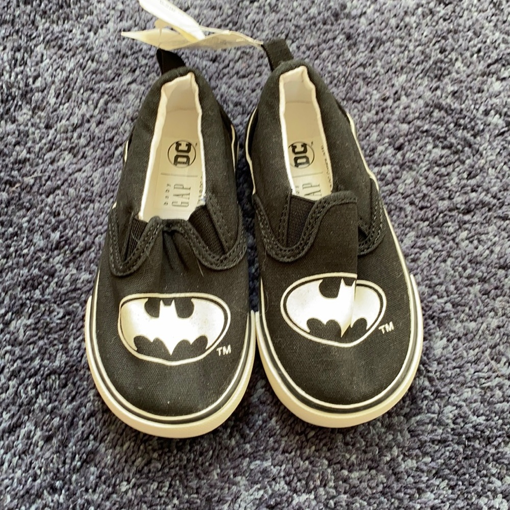 New GAP Batman slip on shoes.